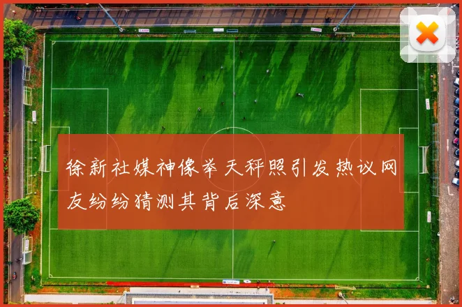 徐新社媒神像举天秤照引发热议网友纷纷猜测其背后深意